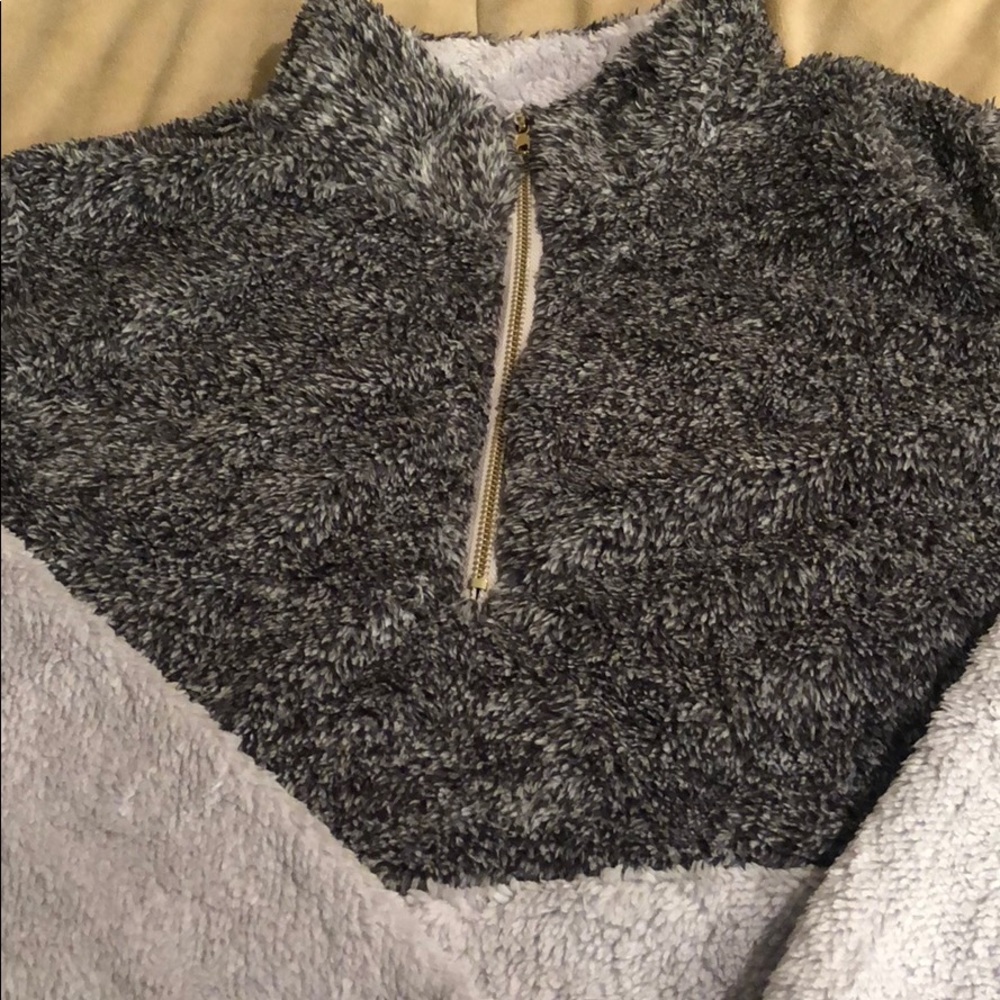 Sherpa Quarter zip! NWOT - Picture 4 of 7